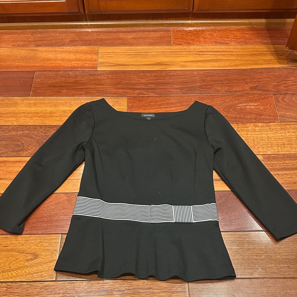 Bow peplum top